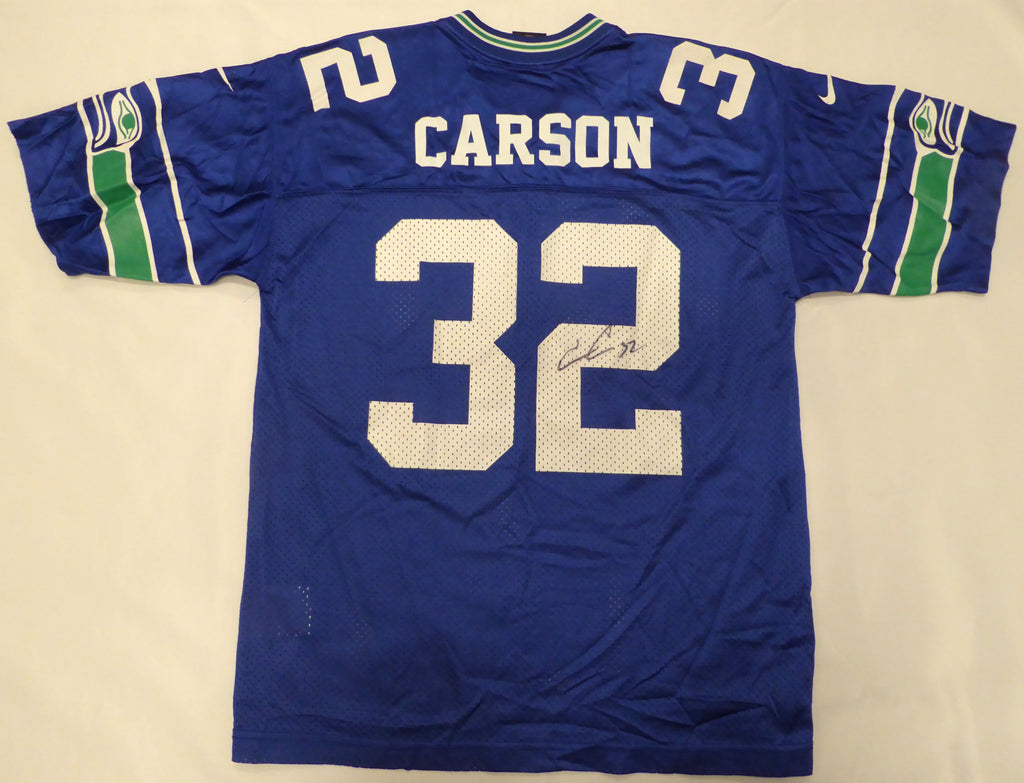 Chris Carson Signed Autographed Seattle Seahawks Nike NFL Jersey (FANATICS)