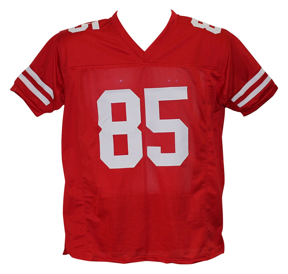 George Kittle Pro-Style Custom Stitched Black San Francisco 49ers Jersey