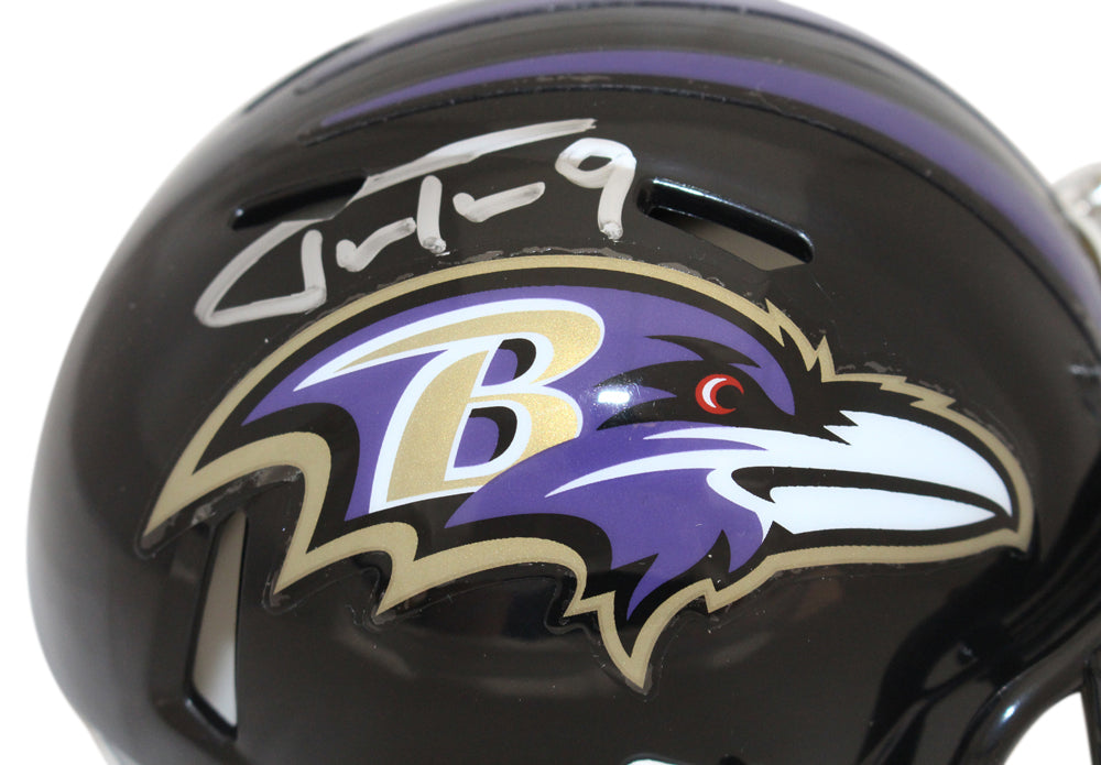 Baltimore Ravens Justin Tucker Autographed Signed Flash Mini