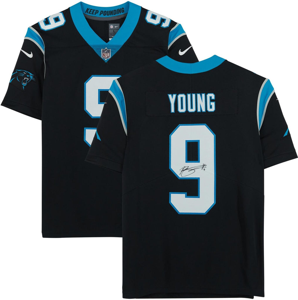 Bryce Young Carolina Panthers Autographed Blue Nike Elite Jersey