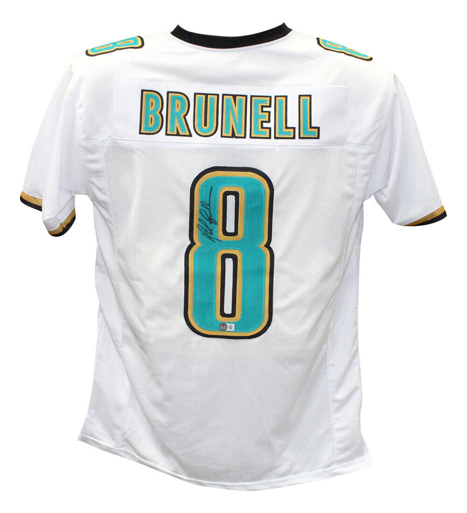 Mark Brunell Signed Jacksonville Jaguars Deluxe Framed White Jersey - JSA