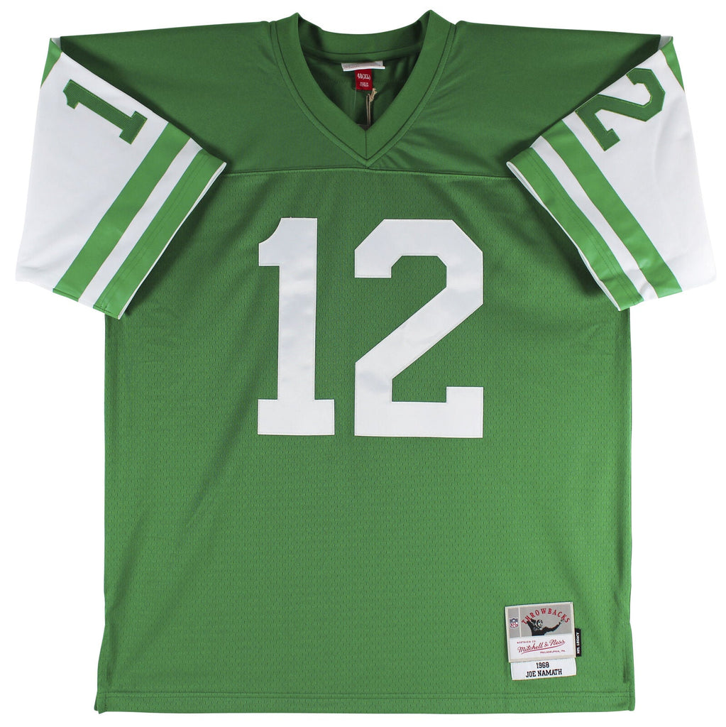 Jets Joe Namath Authentic Signed Green Mitchell & Ness Jersey