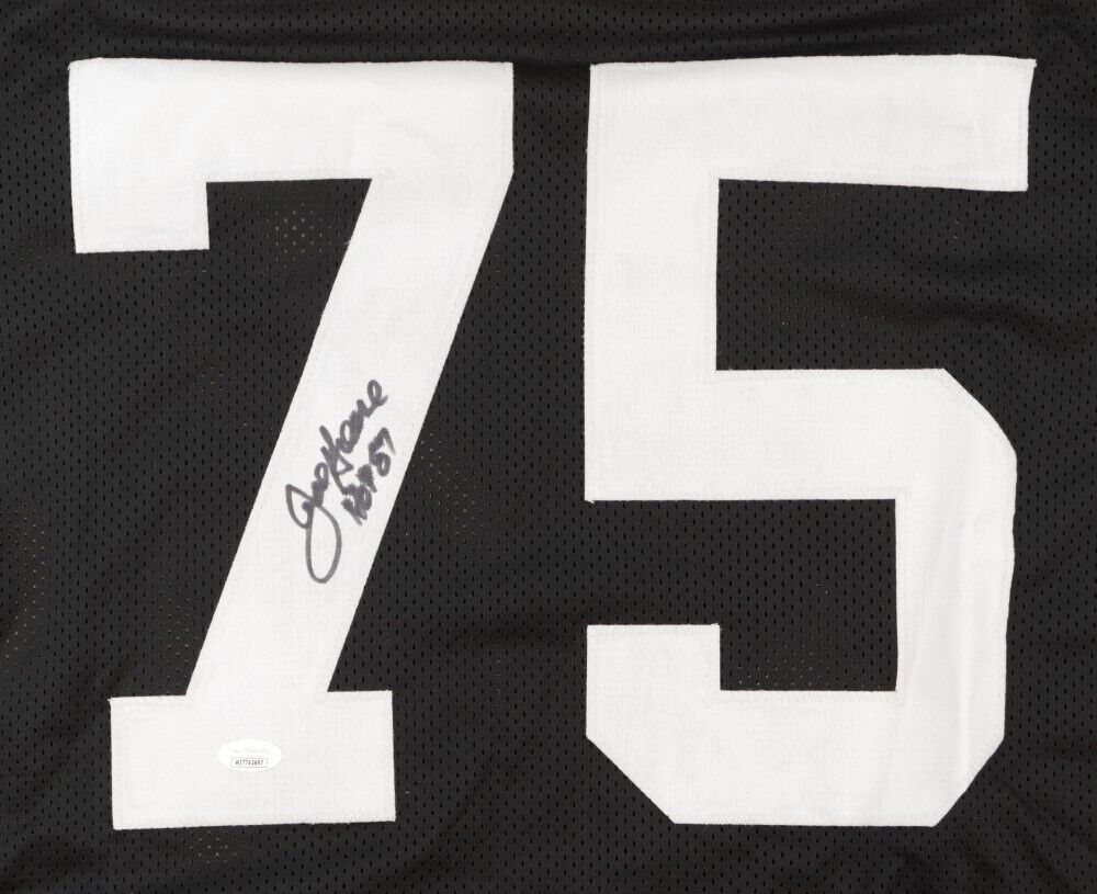 Framed Pittsburgh Steelers Mean Joe Greene Autographed Jersey Jsa Coa