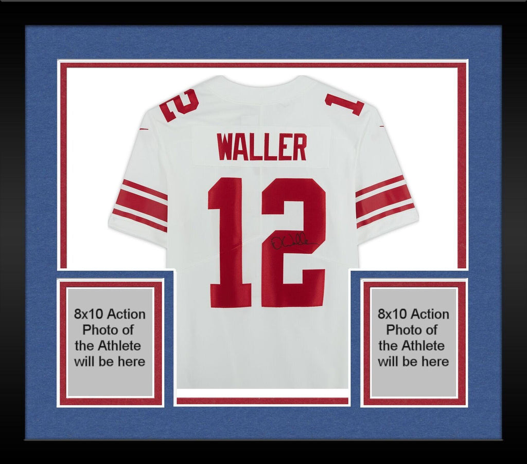 Darren Waller New York Giants Autographed Color Rush Nike Limited Jersey