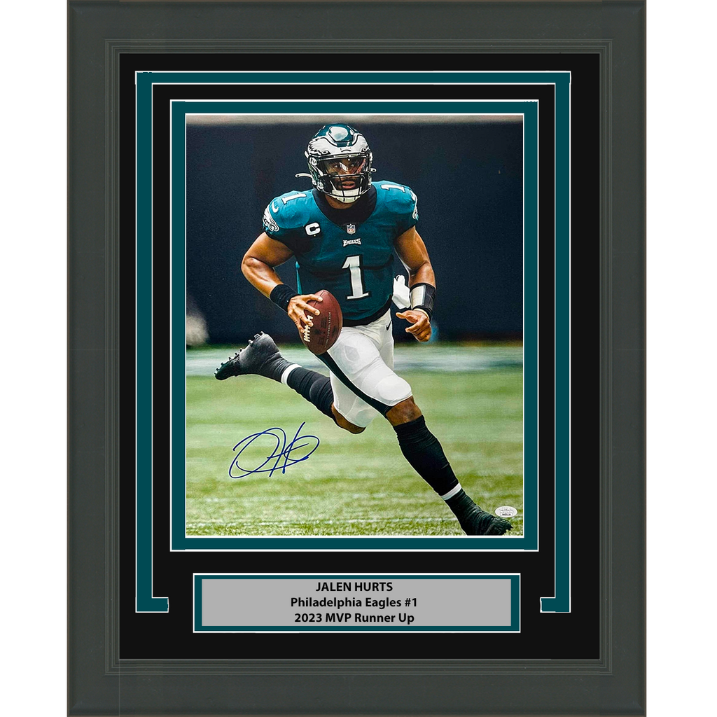 DONOVAN McNABB AUTOGRAPHED PHILADELPHIA EAGLES THROWBACK 11X14 PHOTO JSA