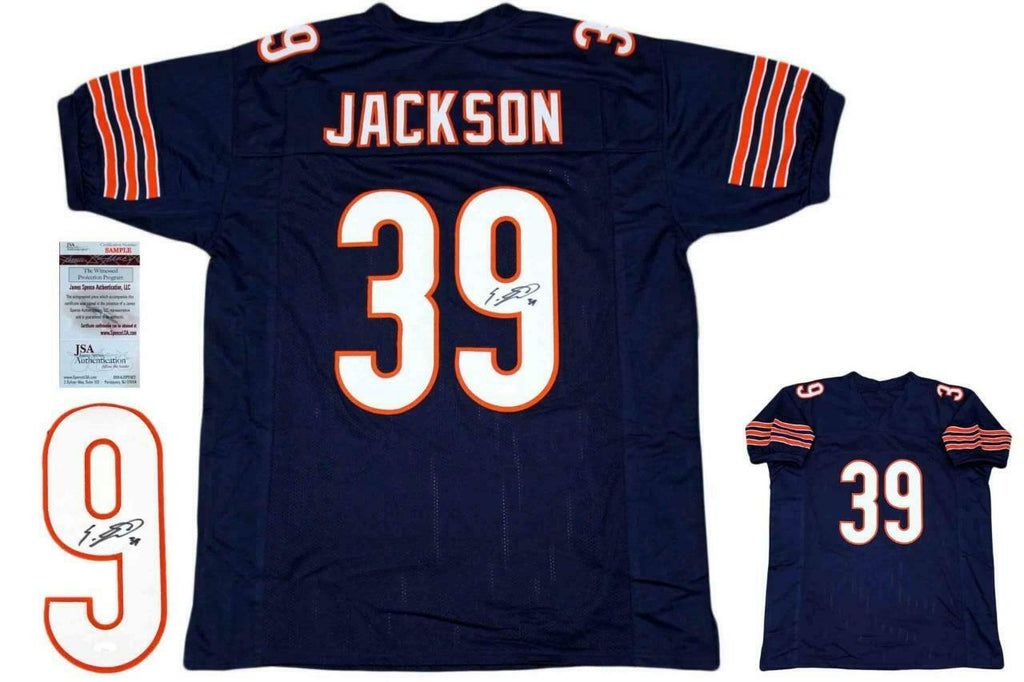 Eddie Jackson Autographed Custom selling Chicago