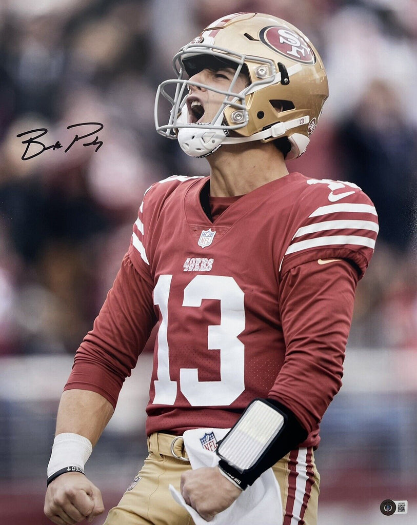 BROCK PURDY SIGNED AUTOGRAPHED SAN FRANCISCO 49ERS 16x20 PHOTO BECKETT –  Super Sports Center