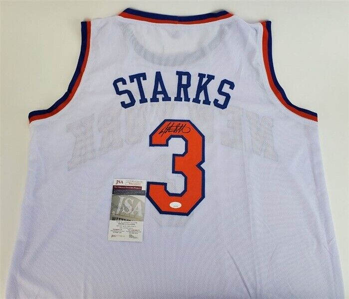 John Starks deals Autographed/Signed Jersey New York Knicks NY