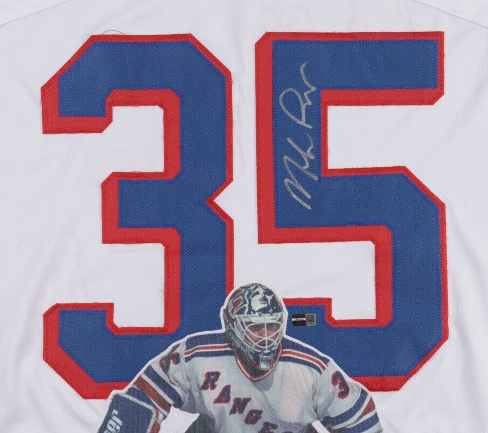 Mark Richter Framed Jersey JSA Autographed Signed New York Rangers