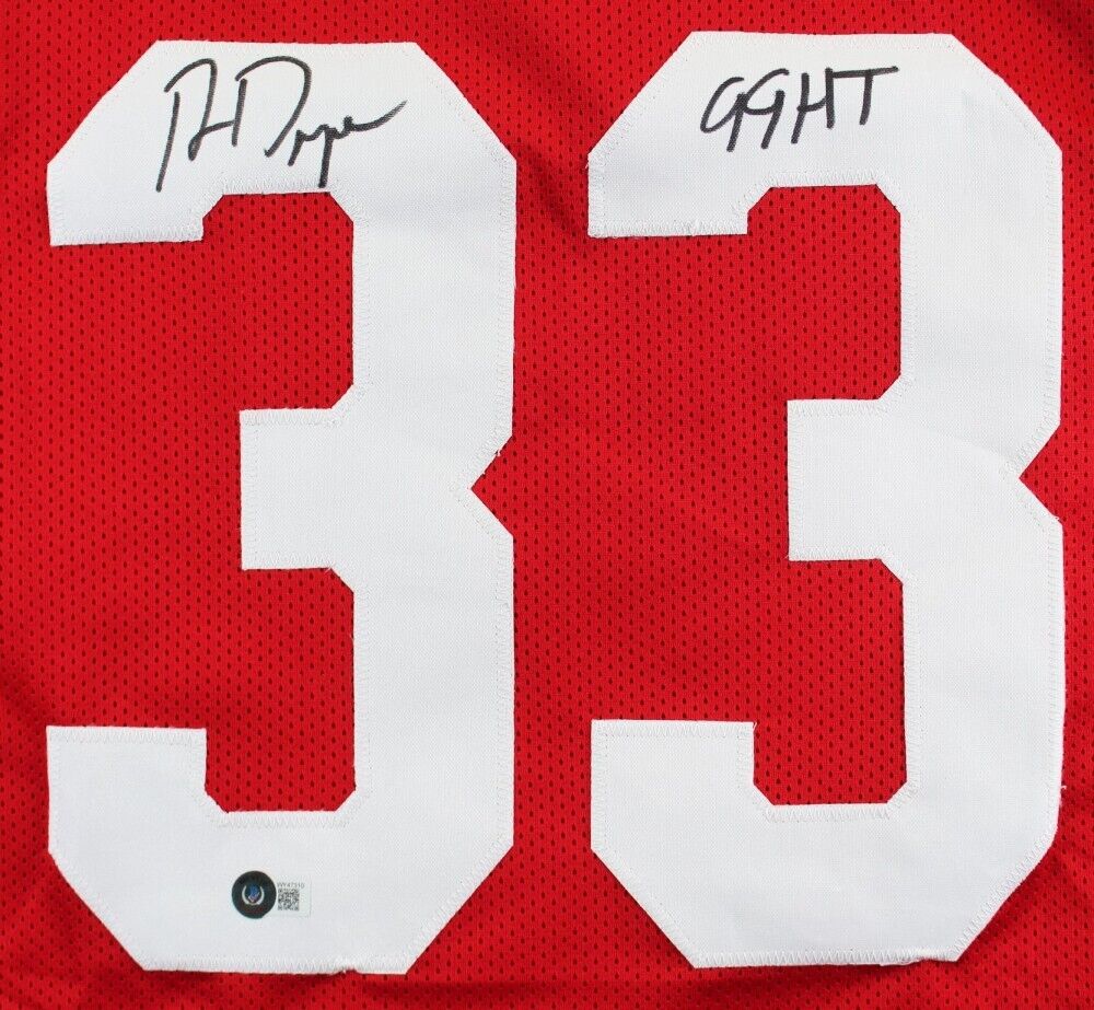 Jonathan Taylor Badgers Signed Autographed White Custom Jersey JSA