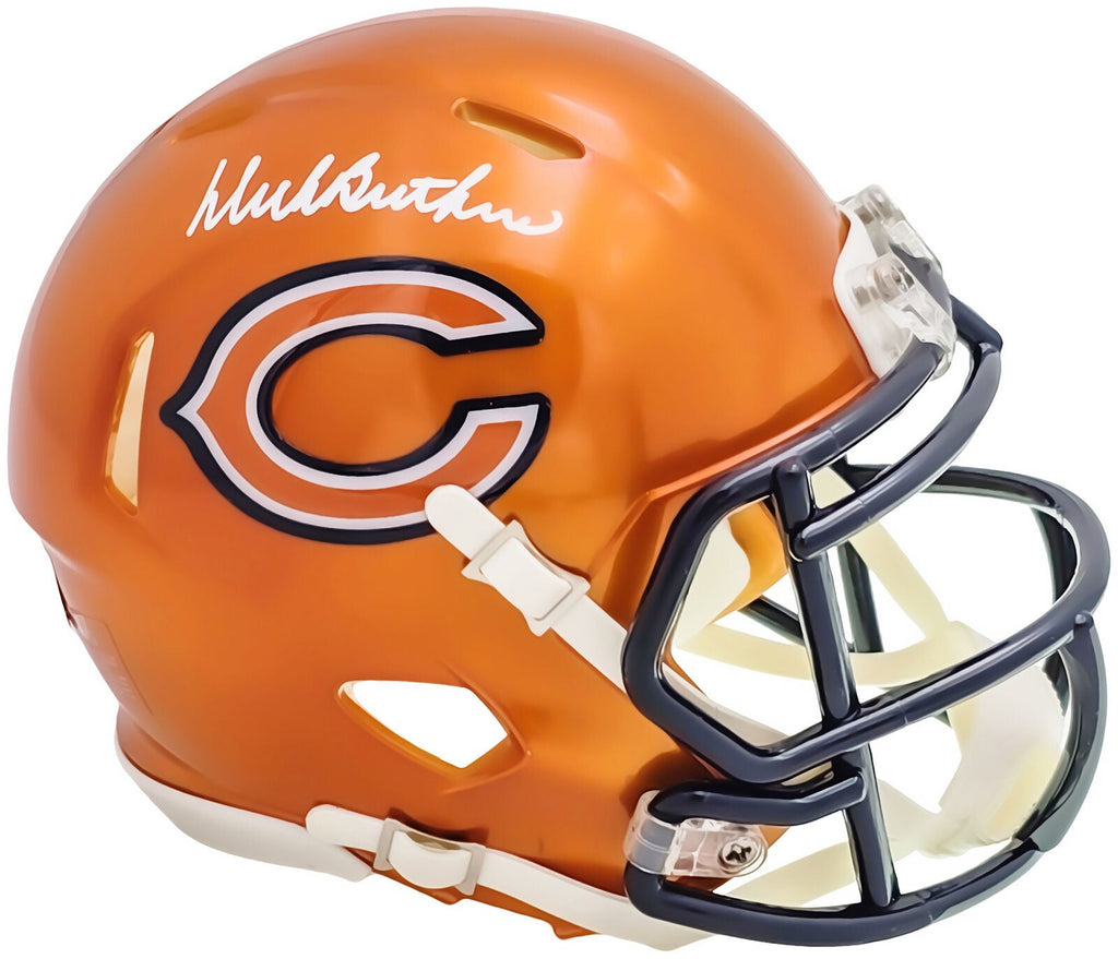 Mike Ditka Autographed Chicago Bears Mini Helmet - Detroit City Sports