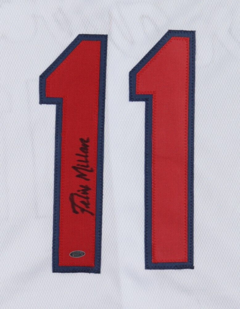 Felix Millan autographed signed jersey MLB Atlanta Braves JSA COA