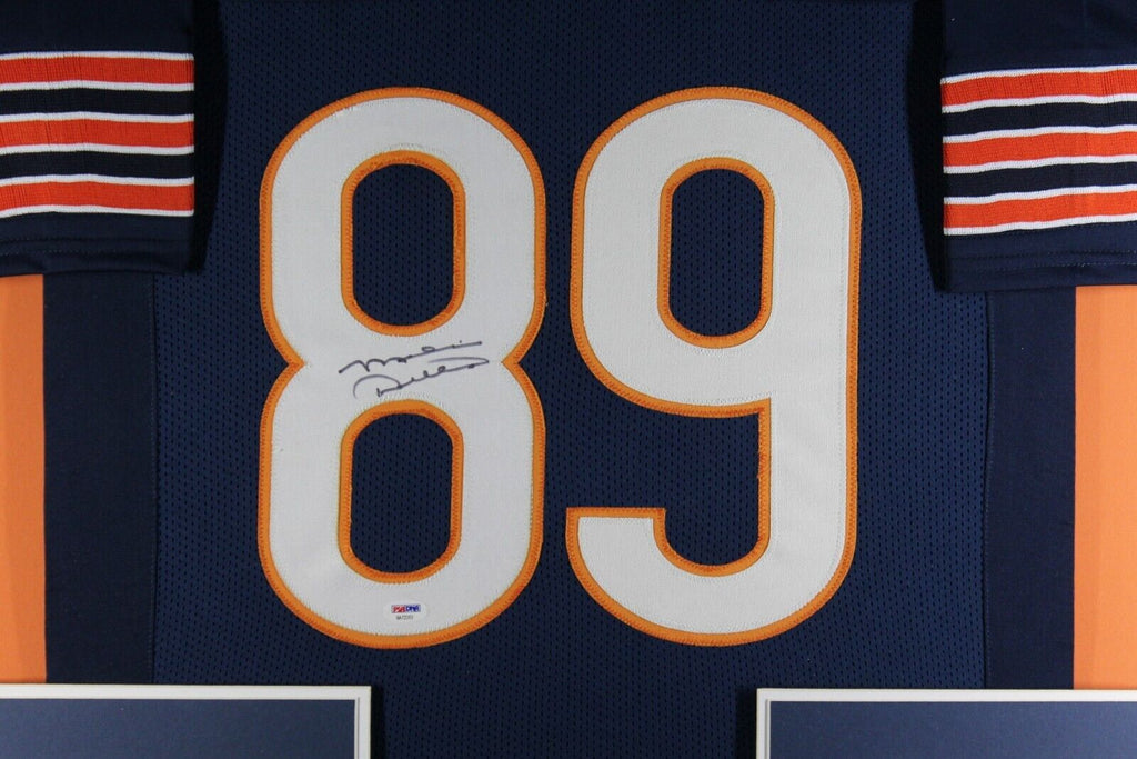 Mike Ditka bears Navy Tower Signed Autographed Framed Jersey 