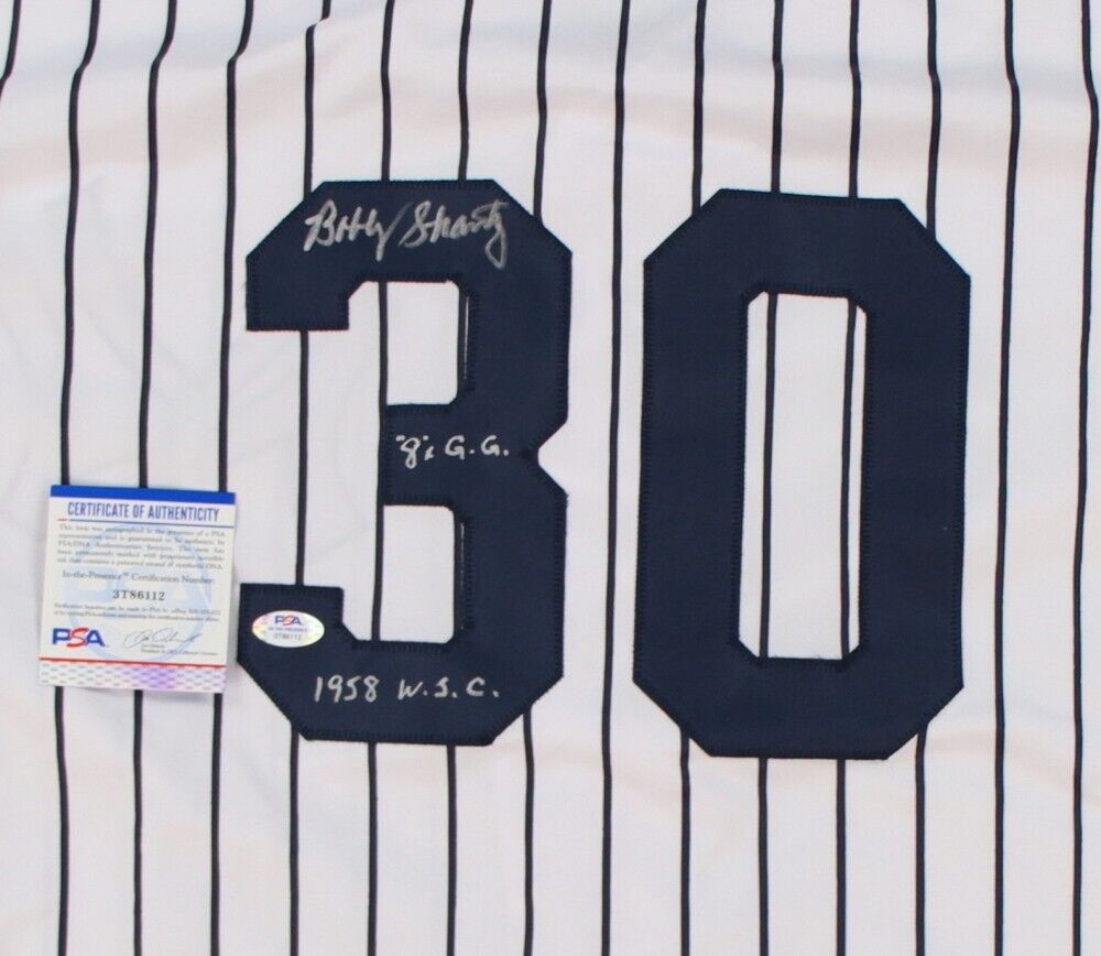 Bobby Shantz Signed New York Yankees Jersey 1958 W.S.C. & 8x G.G. –  Super Sports Center