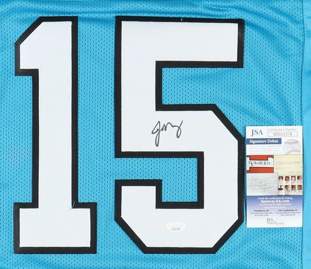 Carolina Panthers Jonathan Mingo Autographed Signed Jersey Jsa Coa – MVP  Authentics