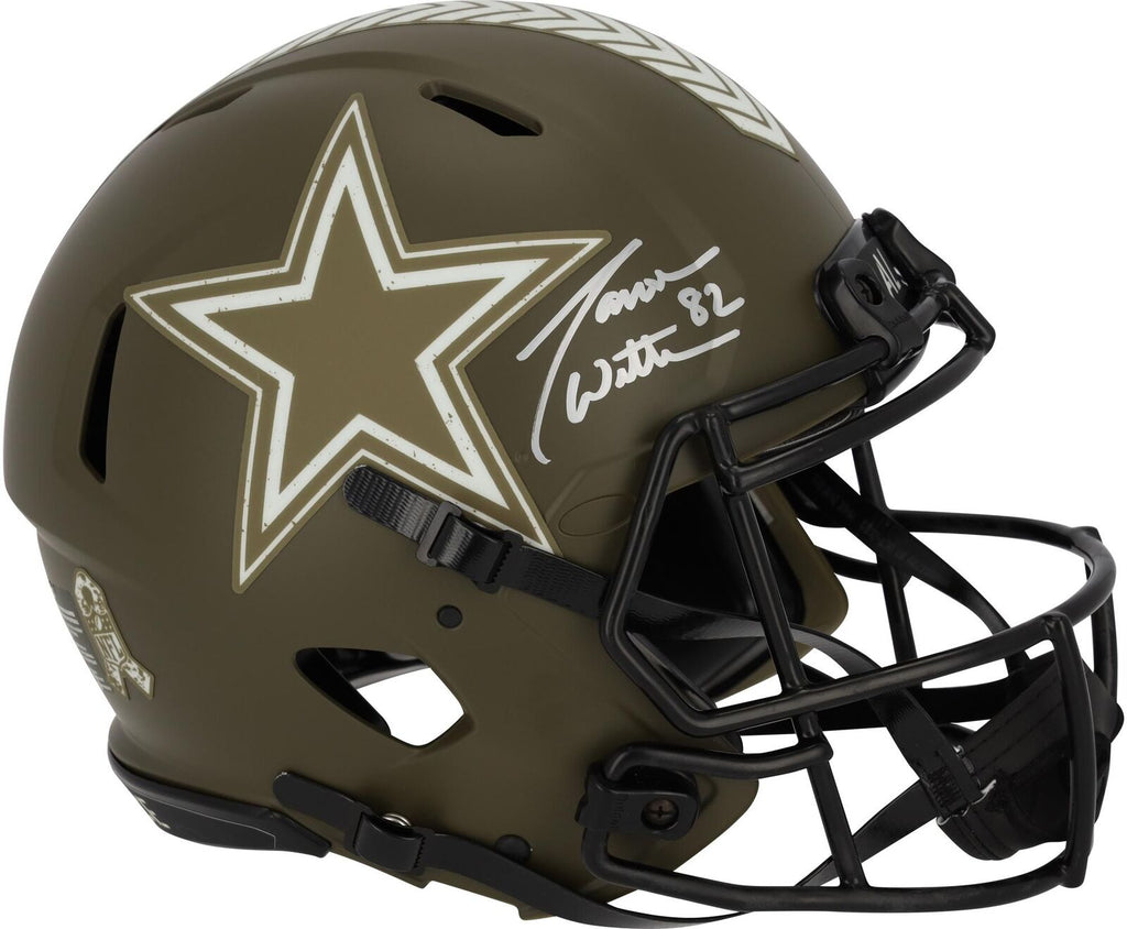 Jason Witten Dallas Cowboys Autographed Riddell 2022 Salute to Service Speed Authentic Helmet