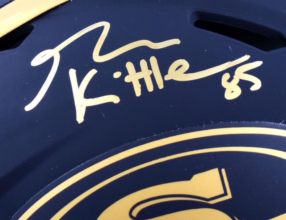 George Kittle Signed 49ers Authentic Lunar Speed Flex Helmet BAS – Denver  Autographs