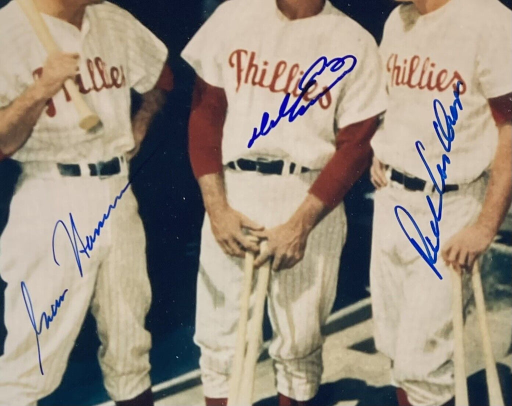 Richie Ashburn Signed Philadelphia Phillies 8x10 Photo (JSA COA)