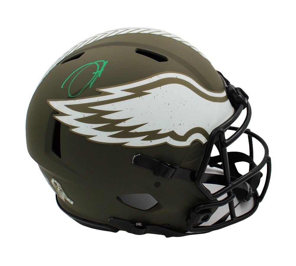 Philadelphia Eagles Riddell 2022 Salute to Service Speed Mini-Helmet