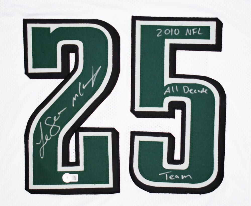 LeSean McCoy AUTOGRAPHED PHILADELPHIA EAGLES WHITE JERSEY JSA