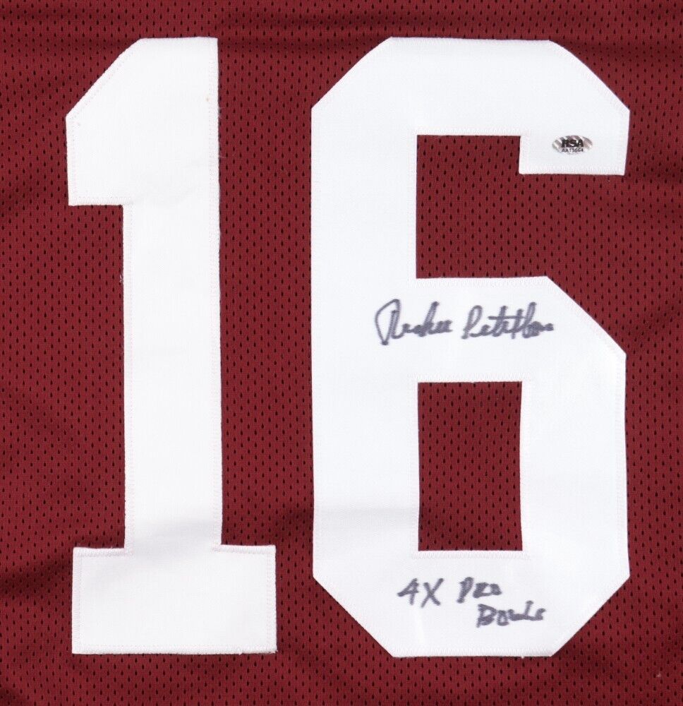 Michael Vick Signed Atlanta Pro Red Football Jersey (JSA) — RSA