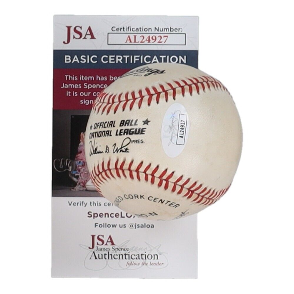 Ozzie Smith Signed LE Career Stat Engraved Baseball (JSA COA) St. Loui –