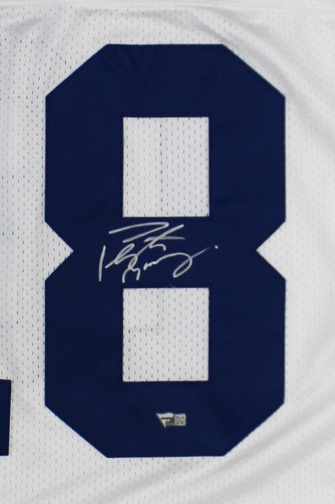 Peyton Manning Autographed Indianapolis White Mitchell & Ness Jersey  Fanatics Authentic COA