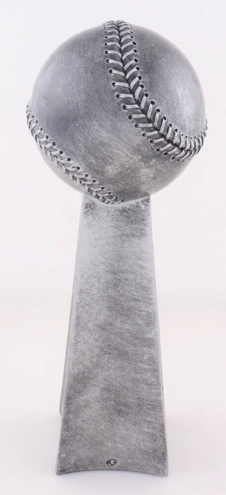 Dwight Doc Gooden Signed 14” Baseball Championship Trophy (Schwartz COA)