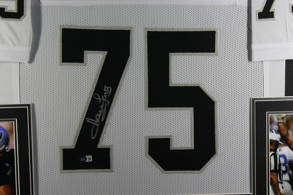 : Howie Long Autographed/Signed Pro Style White XL