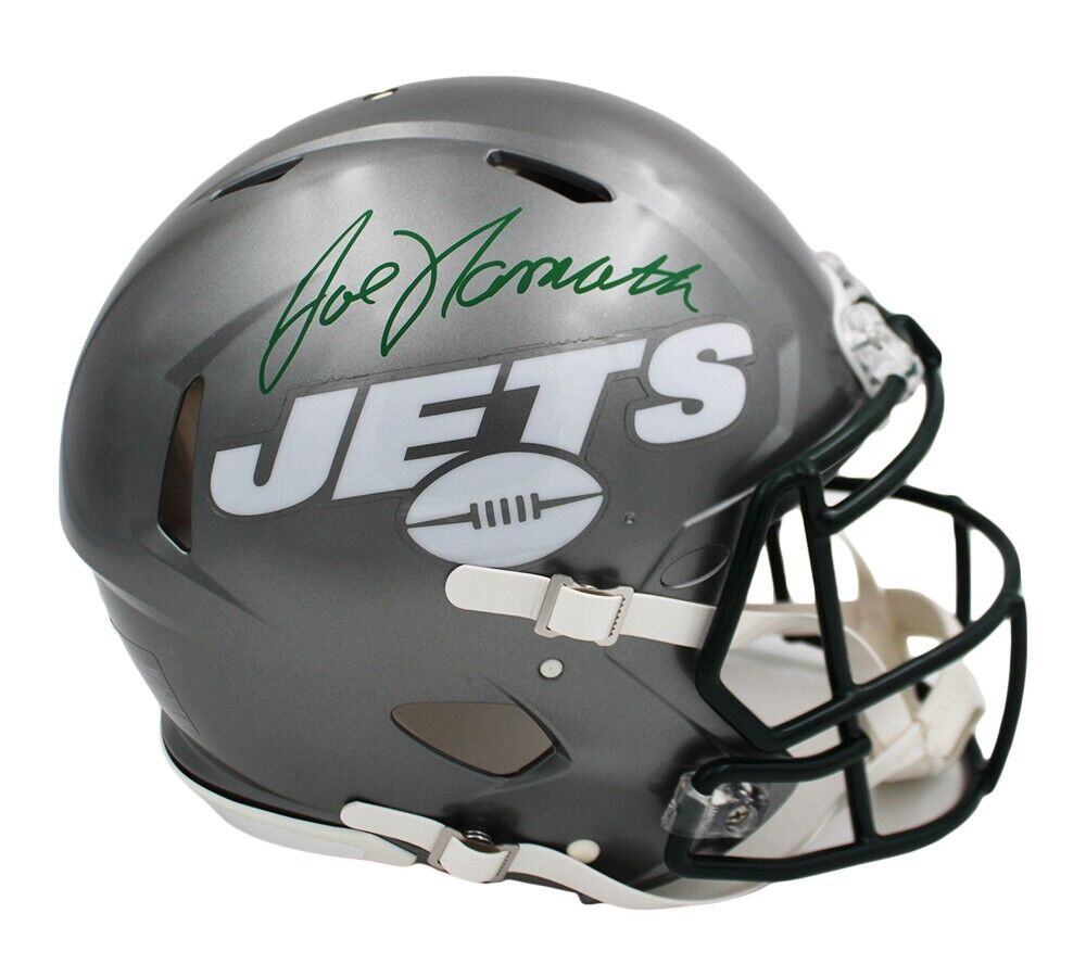 Joe Namath Autographed New York Jets Full Size Helmet