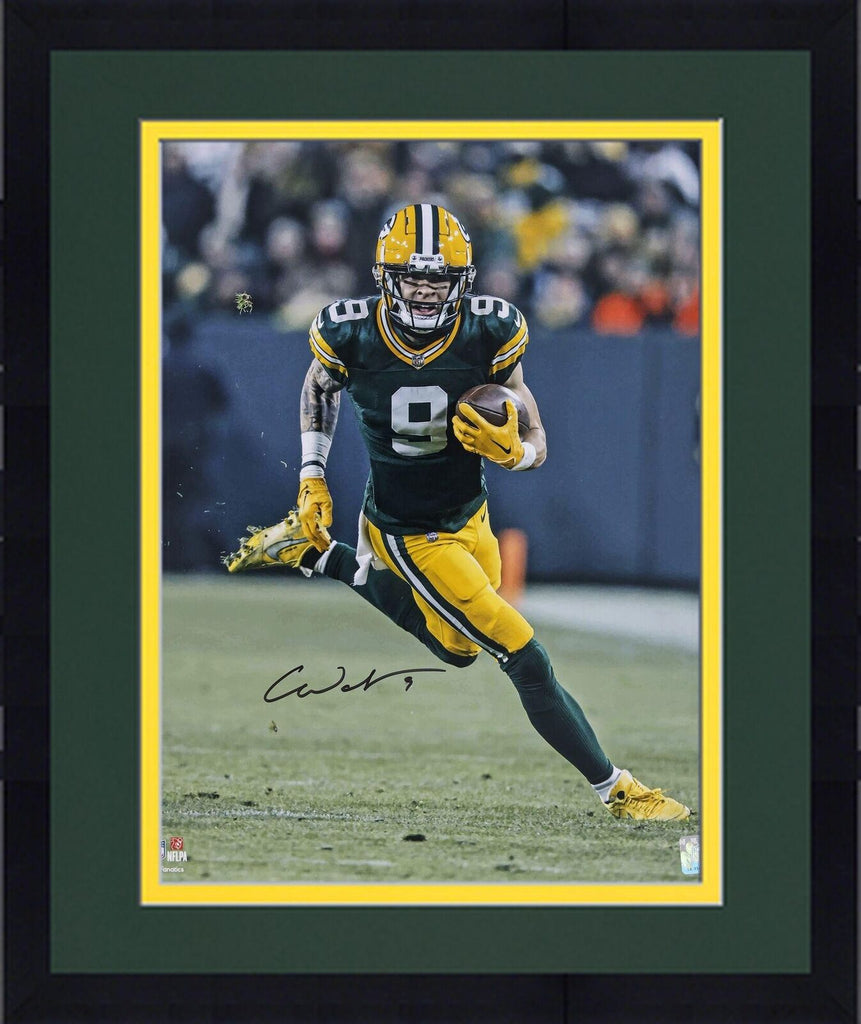 Christian Watson Green Bay Packers Autographed Fanatics Authentic