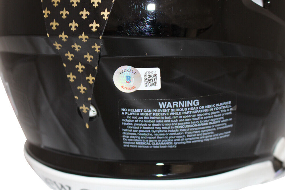 Derek Carr Signed New Orleans Saints Authentic Alt 2022 Speed Helmet BAS –  Denver Autographs