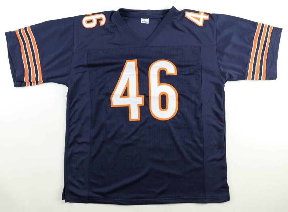 Doug Plank Signed Chicago Bears Jersey 1985 46 Defense Named for Him –