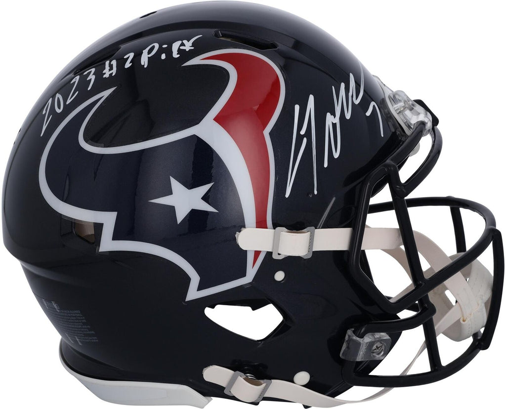 Jack Lambert Autographed Steelers Proline Full-Size Football Helmet JSA 8  Inscrip