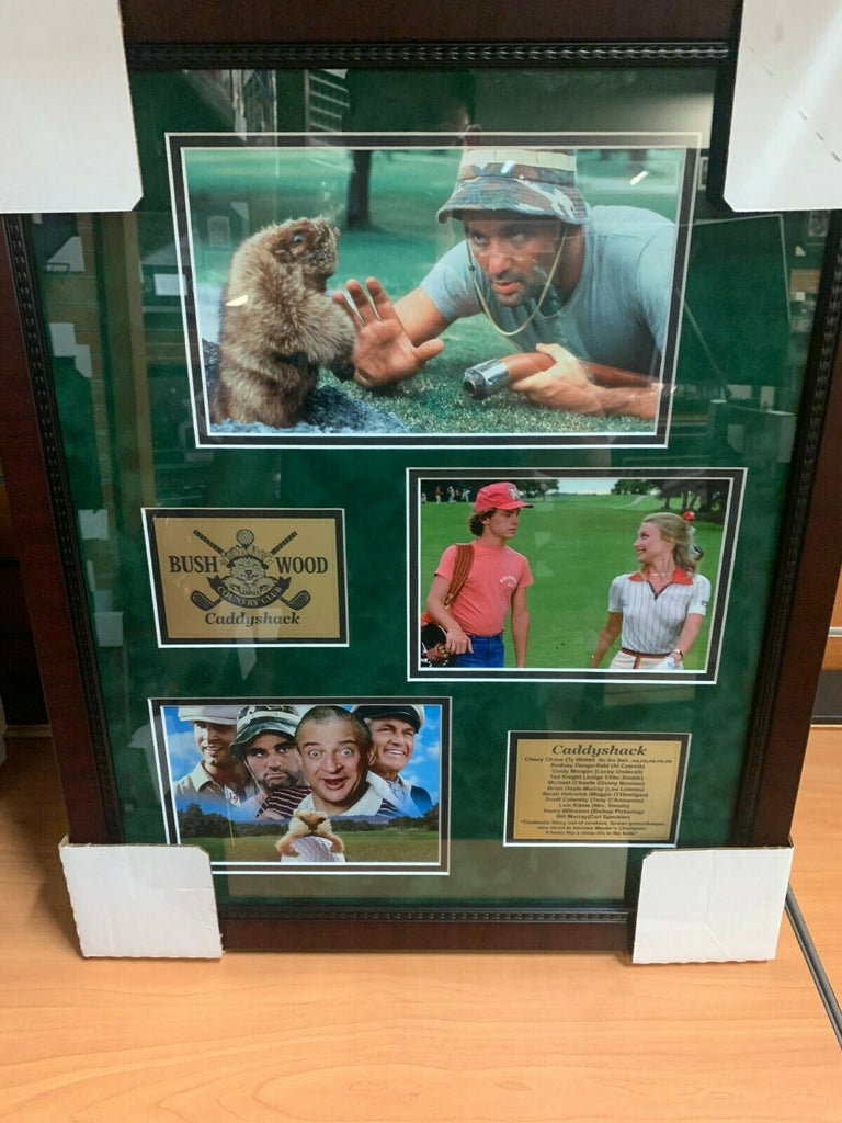 Caddyshack Movie Poster Framed Collage 2024 Unsigned