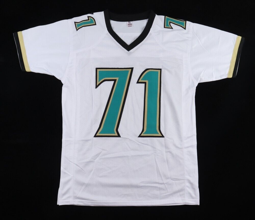 Shop Tony Boselli Jacksonville Jaguars Autographed Custom Style Teal XL  Jersey