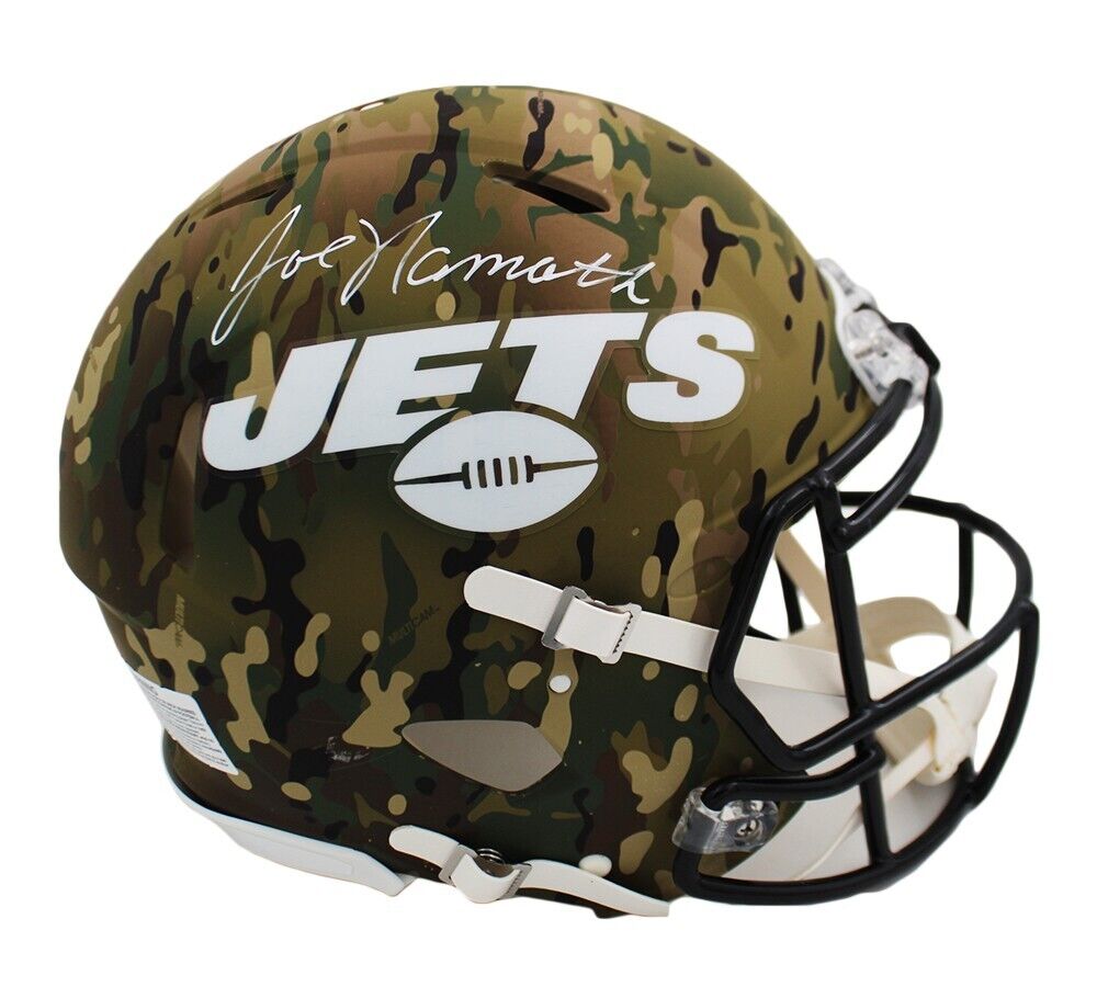 NFL Joe Namath Signed Helmets, Collectible Joe Namath Signed