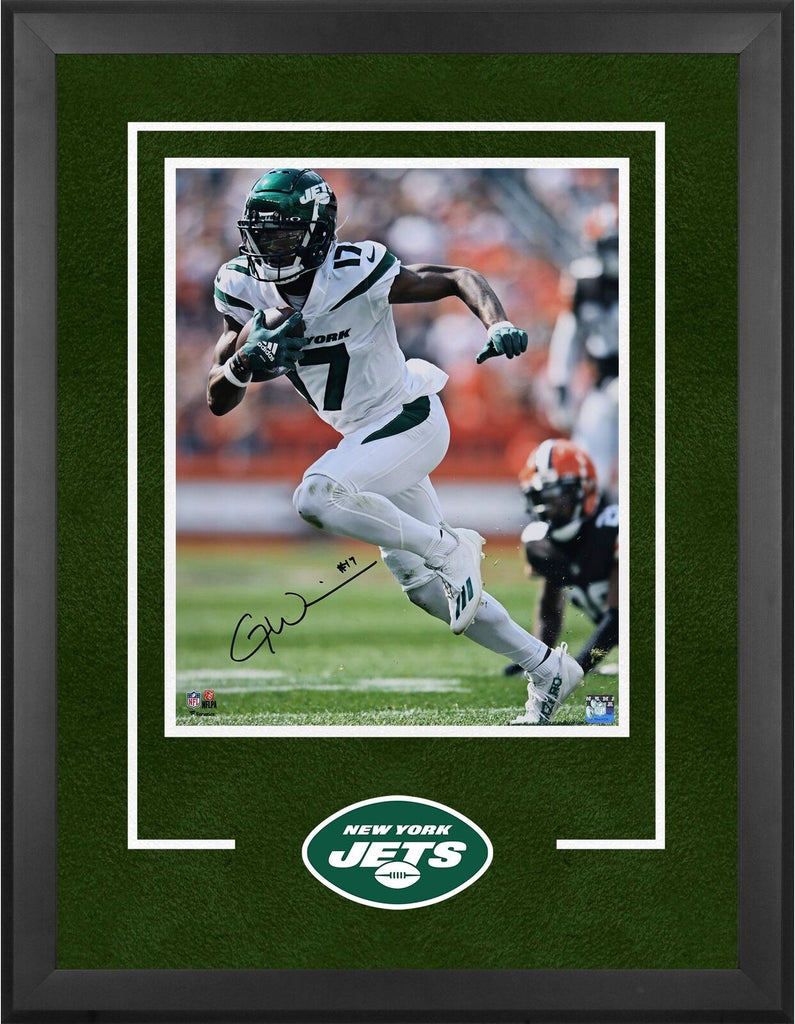 Shop Zach Wilson New York Jets Signed Eclipse Black Full Size