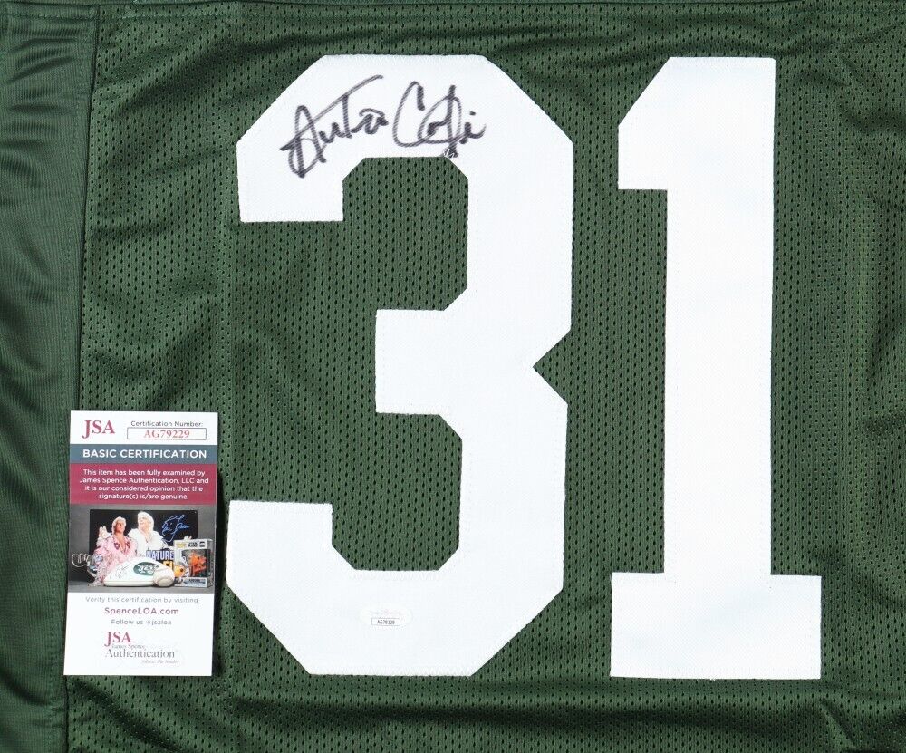 Antonio Cromartie Signed New York Jets Jersey (JSA COA) 4X Pro Bowl Def.  Back