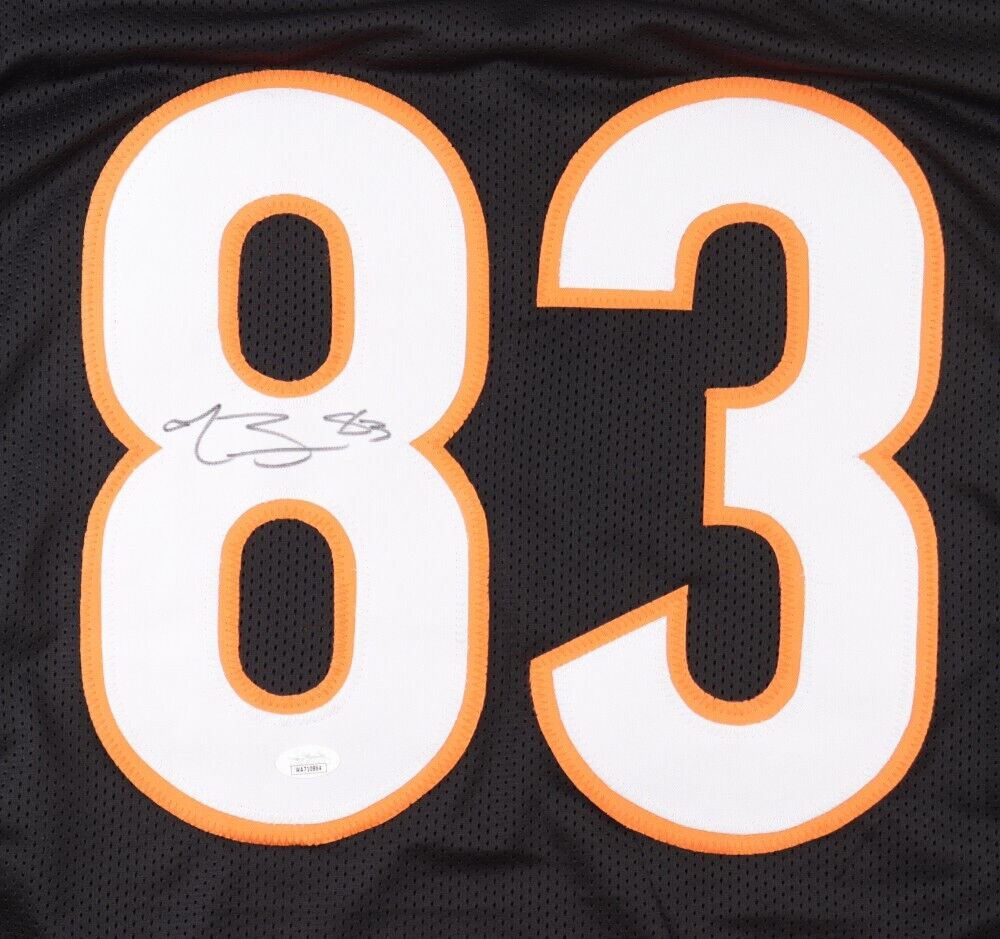 Ohio Sports Group Tyler Boyd Cincinnati Bengals Autographed Black Custom Jersey w/ Who Dey Inscription - JSA Authentic