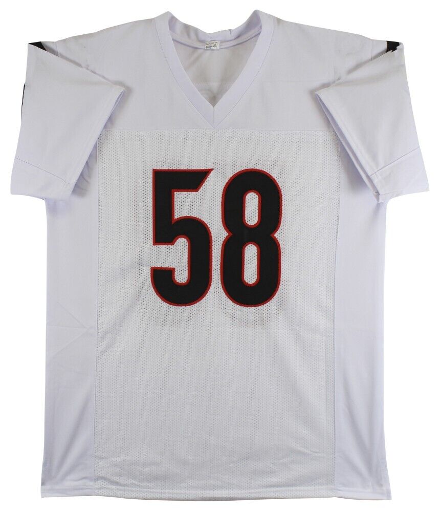 Budda Baker Autographed Red Pro Style Black Jersey- Beckett W Hologram Black  at 's Sports Collectibles Store