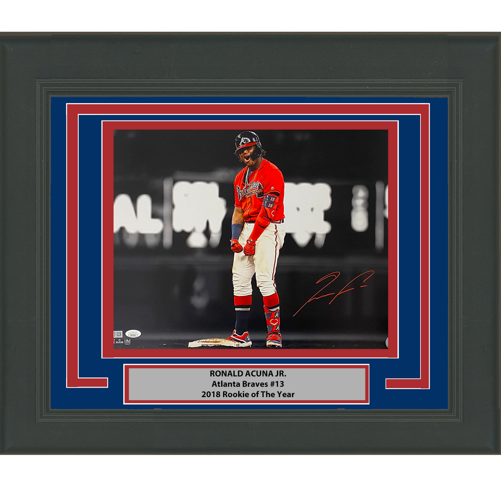 Ronald Acuna store autographed 16x20 JSA