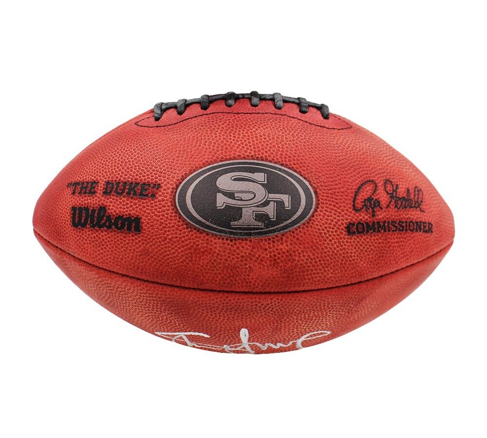 Wilson San Francisco 49ers Metallic 'The Duke' 11'' Football