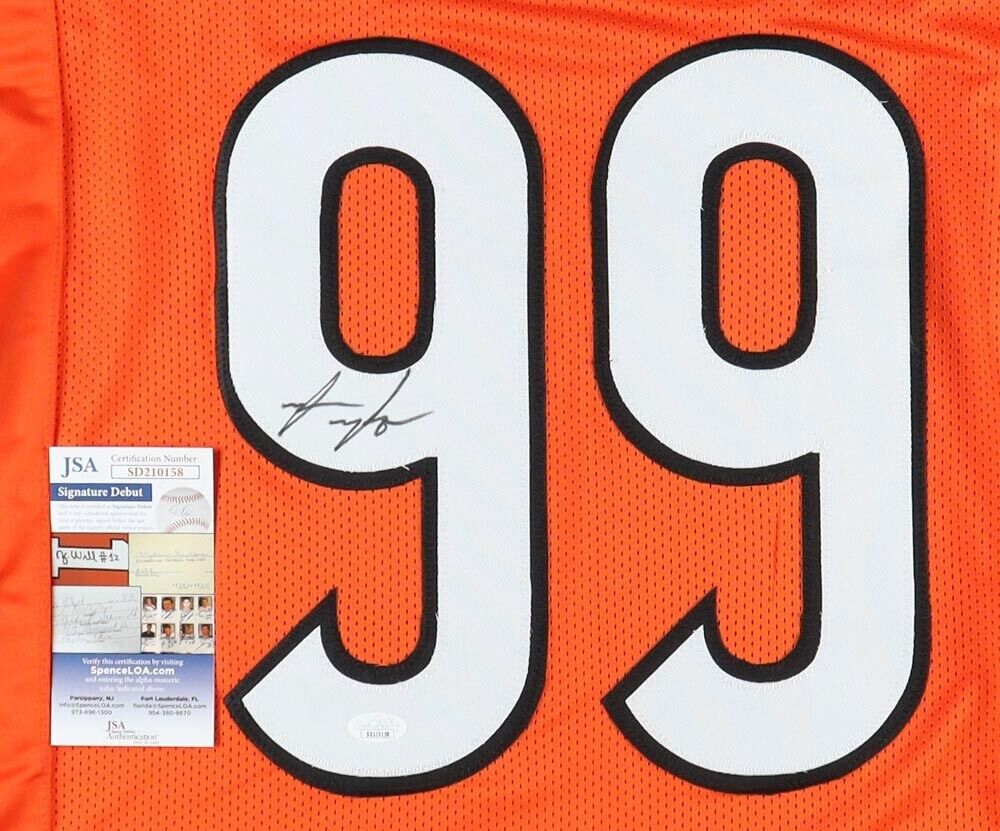 Cincinnati Bengals Myles Murphy Autographed Signed Jersey Jsa Coa – MVP  Authentics