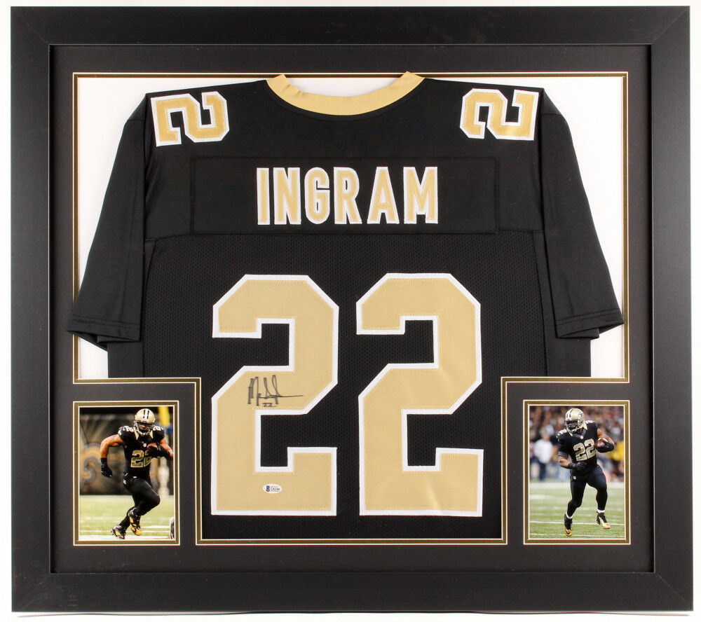 Mark Ingram Signed New Orleans Saints 31x35 Custom Framed Jersey Beck Super Sports Center