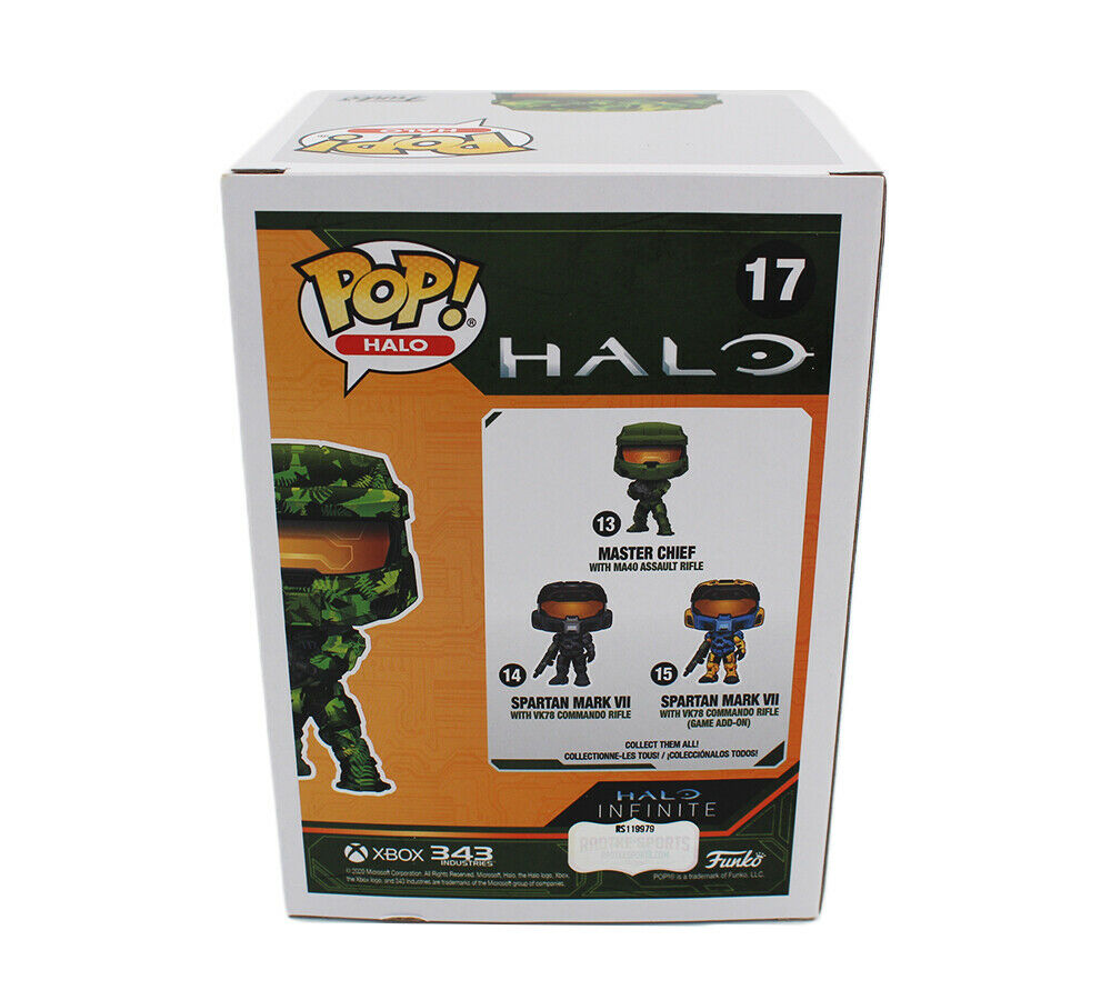 Halo Master Chief Funko Pop shops signed