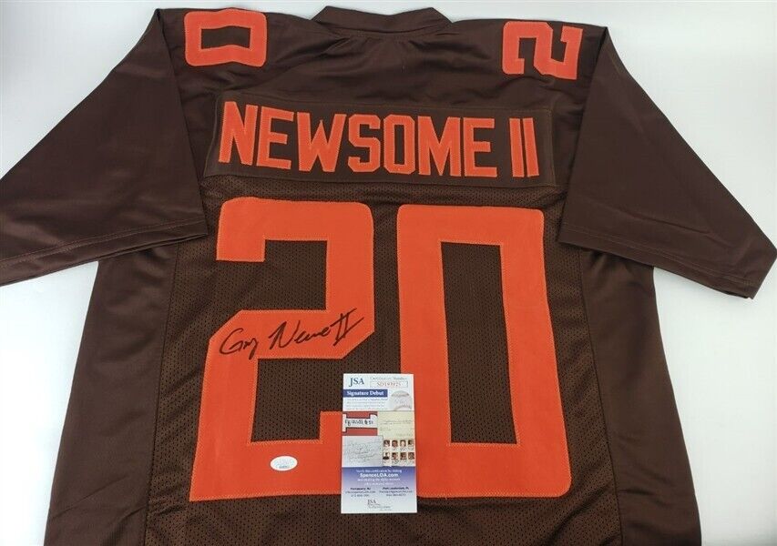 Cleveland Browns Greg Newsome Ii Autographed Signed Speed Mini Helmet – MVP  Authentics