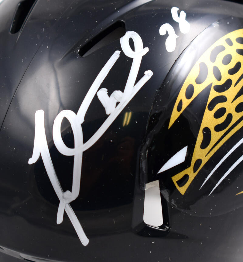 Jacksonville Jaguars Signed Fred Taylor full size replica helmet