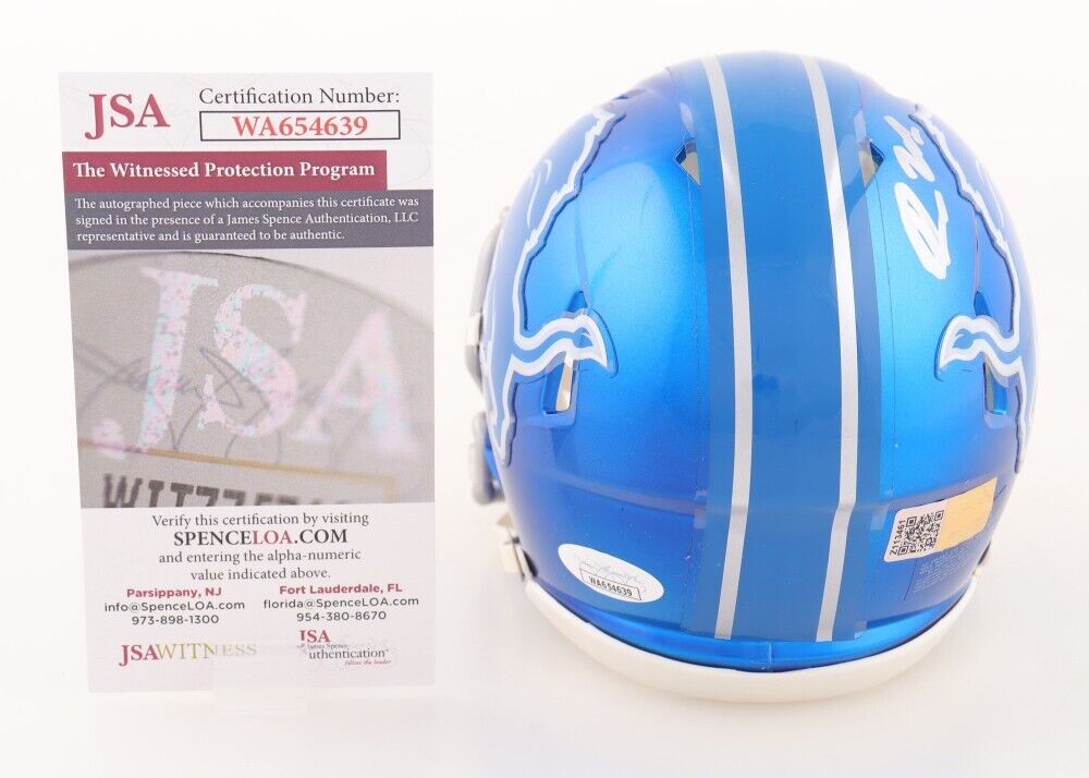 Von Miller Autographed/Signed Denver Broncos Blaze Mini Helmet