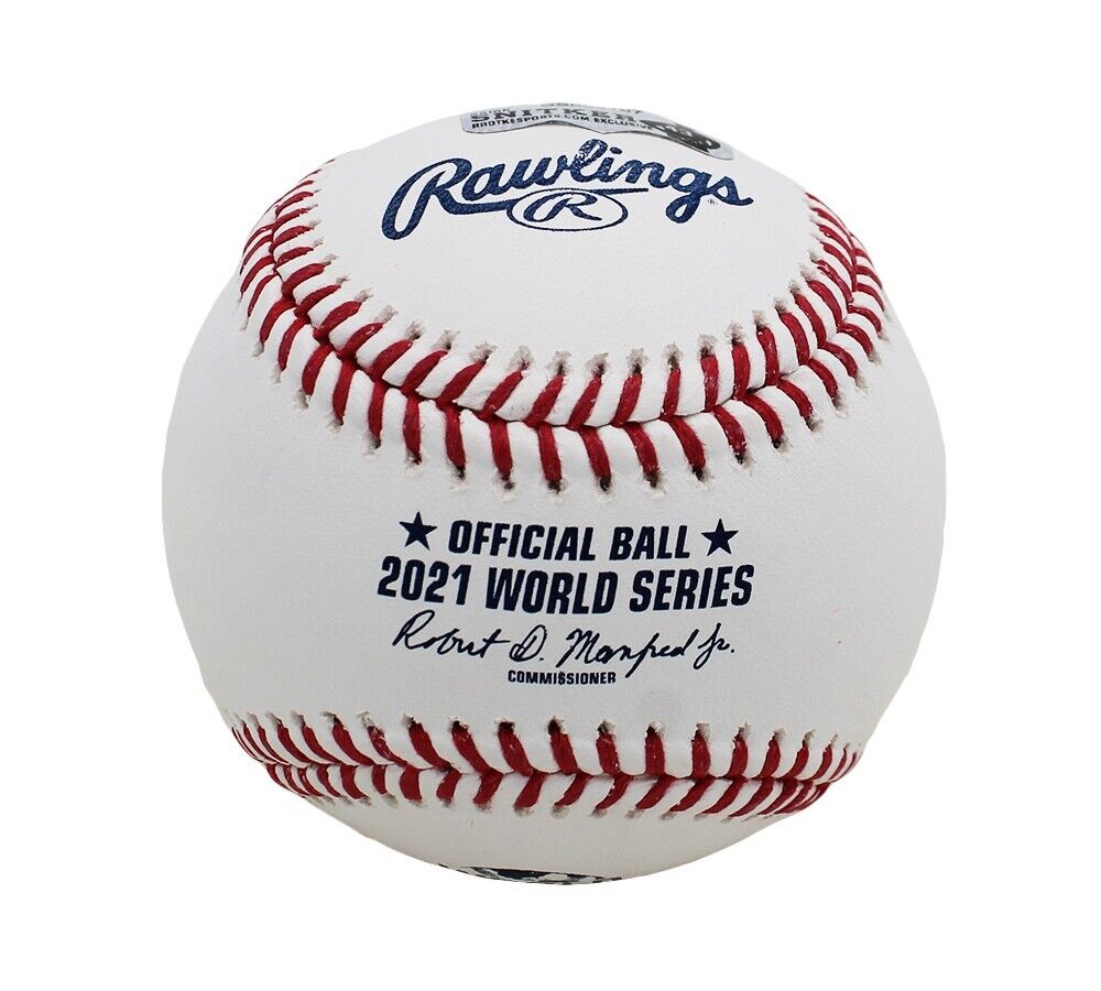 Alex Bregman Autographed Rawlings OML 2021 WS Baseball- Beckett W